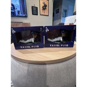 Yasiel Puig 2015 Los Angeles Dodgers Bobblehead SGA #66 NIB